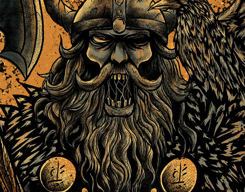 Blood-Fire-And-Death-Merch-Design